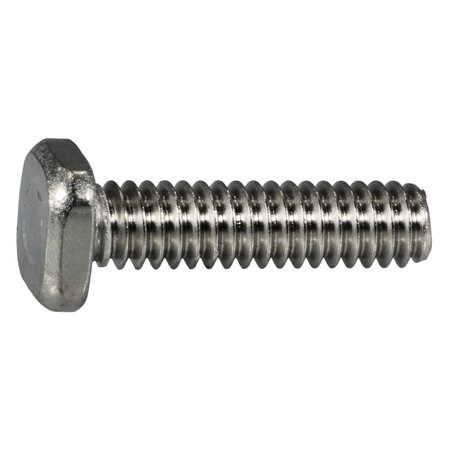 Midwest Fastener Square Head Bolt, 18-8 Stainless Steel, 1/4"-20 Thread Size, 1" Lg, 50 PK 53703